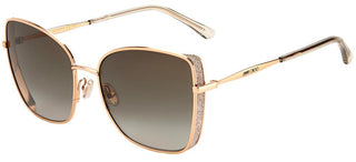 Jimmy Choo ALEXIS/S women Rose gold Butterfly Sunglasses