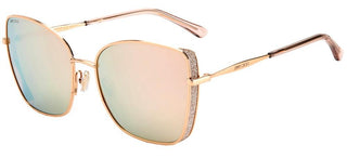Jimmy Choo ALEXIS/S women Rose gold Butterfly Sunglasses