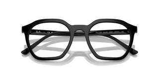 Ray-ban Alice Rx 7238 Unisex Black Geometric Eyeglasses