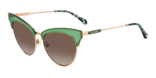 Kate Spade Alvi/g/s Women Green Cat Eye Sunglasses