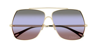 Chloé ALY CH0278S women Gold Squared Sunglasses
