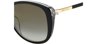 Jimmy Choo ALY/F/S women Black Cat Eye Sunglasses