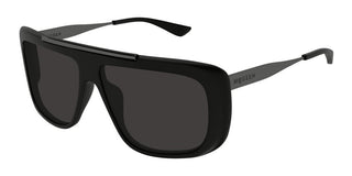 Alexander Mcqueen Am0492s Unisex Black Pilot Sunglasses