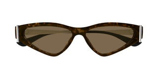 Alexander Mcqueen Am0493s Women Havana Geometric Sunglasses