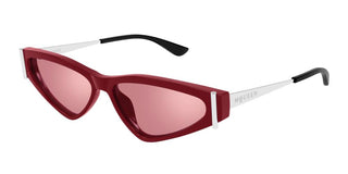 Alexander Mcqueen Am0493s Women Red Geometric Sunglasses