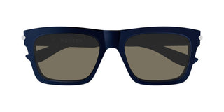 Alexander Mcqueen Am0495s Men Blue Squared Sunglasses