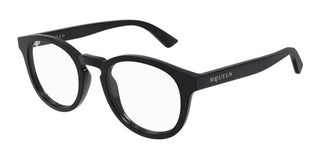 Alexander McQueen AM0514O unisex Grey Round Eyeglasses