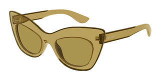 Alexander Mcqueen Am0516s Women Yellow Cat Eye Sunglasses