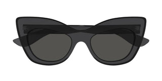 Alexander Mcqueen Am0516s Women Grey Cat Eye Sunglasses