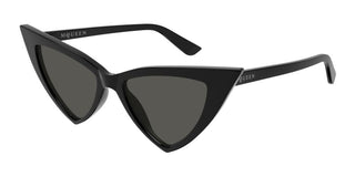 Alexander Mcqueen Am0518s Women Black Cat Eye Sunglasses