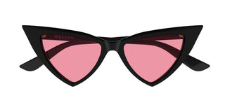 Alexander McQueen AM0518S women Black Cat Eye Sunglasses