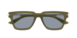 Alexander Mcqueen Am0519s Men Green Squared Sunglasses