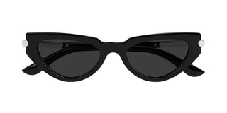 Alexander McQueen AM0520S women Black Cat Eye Sunglasses