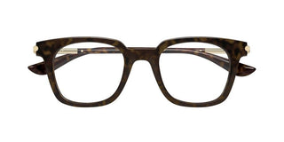 Alexander Mcqueen Am0521o Unisex Havana Squared Eyeglasses