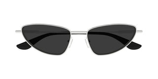 Alexander Mcqueen Am0522s Women Black Cat Eye Sunglasses