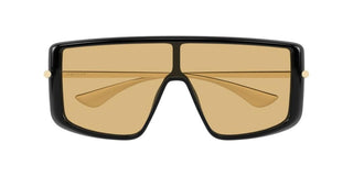 Alexander McQueen AM0524S unisex Black Shield Sunglasses