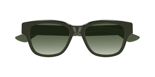 Alexander McQueen AM0528SA unisex Green Squared Sunglasses
