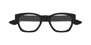 Alexander McQueen AM0530O men Black Geometric Eyeglasses