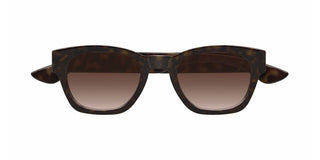 Alexander McQueen AM0530S men Havana Squared Sunglasses
