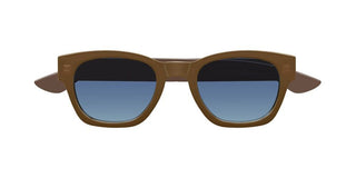 Alexander McQueen AM0530S men Brown Squared Sunglasses