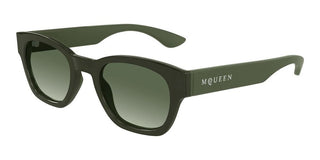 Alexander McQueen AM0530S men Green Squared Sunglasses