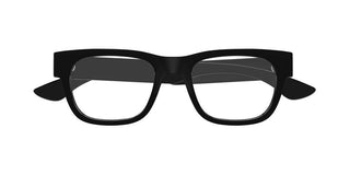 Alexander McQueen AM0531O men Black Squared Eyeglasses
