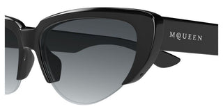 Alexander McQueen AM0533S women Black Cat Eye Sunglasses