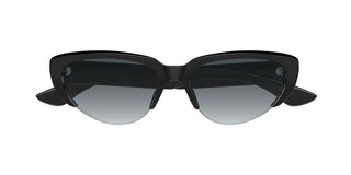 Alexander McQueen AM0533S women Black Cat Eye Sunglasses