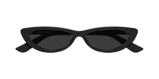 Alexander McQueen AM0535S women Black Cat Eye Sunglasses