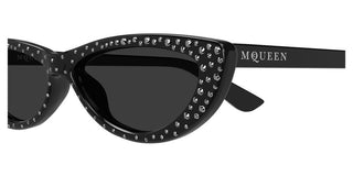 Alexander McQueen AM0535S women Black Cat Eye Sunglasses