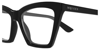 Alexander McQueen AM0536O women Black Cat Eye Eyeglasses