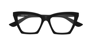 Alexander McQueen AM0536O women Black Cat Eye Eyeglasses