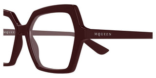 Alexander McQueen AM0537O women Red Geometric Eyeglasses