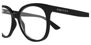 Alexander McQueen AM0540O women Black Cat Eye Eyeglasses