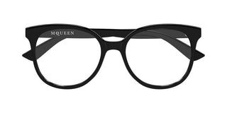 Alexander McQueen AM0540O women Black Cat Eye Eyeglasses