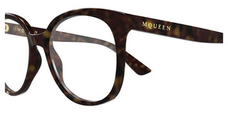 Alexander McQueen AM0540O women Havana Cat Eye Eyeglasses