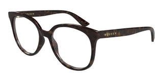 Alexander McQueen AM0540O women Havana Cat Eye Eyeglasses