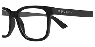 Alexander McQueen AM0541O men Black Squared Eyeglasses