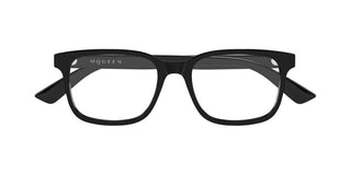 Alexander McQueen AM0541O men Black Squared Eyeglasses