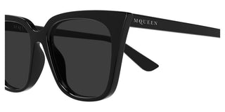 Alexander McQueen AM0556S women Black Cat Eye Sunglasses