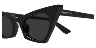 Alexander McQueen AM0557S women Black Cat Eye Sunglasses