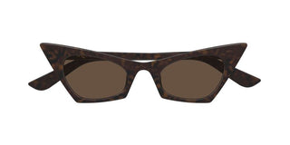 Alexander McQueen AM0557S women Havana Cat Eye Sunglasses