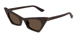 Alexander McQueen AM0557S women Havana Cat Eye Sunglasses