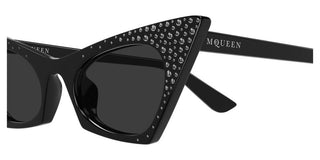 Alexander McQueen AM0557S women Black Cat Eye Sunglasses