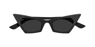Alexander McQueen AM0557S women Black Cat Eye Sunglasses