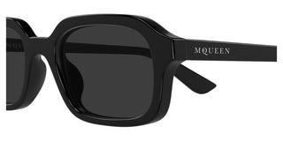 Alexander McQueen AM0558S men Black Rectangle Sunglasses