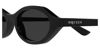 Alexander McQueen AM0559S women Black Round Sunglasses