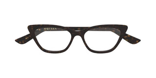 Alexander McQueen AM0560O women Havana Cat Eye Eyeglasses