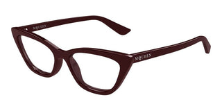 Alexander McQueen AM0560O women Red Cat Eye Eyeglasses