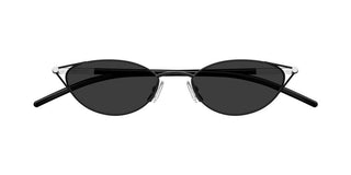 Alexander McQueen AM0563S women Black Cat Eye Sunglasses